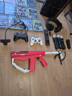 Predám veľký PS3 set: Konzola FAT, 17 hier, Sharp Shooter a - 3