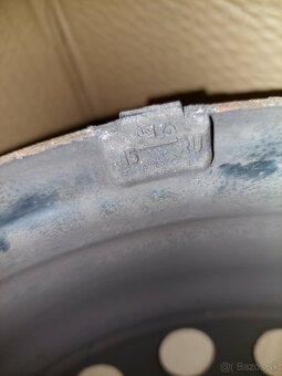 Plechove disky r15 5×114,3 toyota corolla - 3
