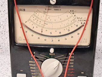 Metra Blansko DU 20 》STAROŽITNÝ MERACÍ PRISTROJ - 3