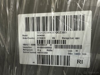 Chladnicka SIEMENS KG39NAICT - 3