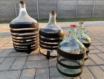 Predám sklenené demižóny - 3