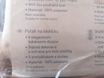 Poťahy na stoličky - 3
