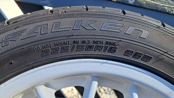 Disky Allutec plus letne pneu Falken 225/50 r16 - 3