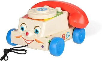 Telefón TOY STORY  Fisher Price retro telephone hračka - 3