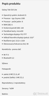Samsung Galaxy Tab S10 Lite - 3