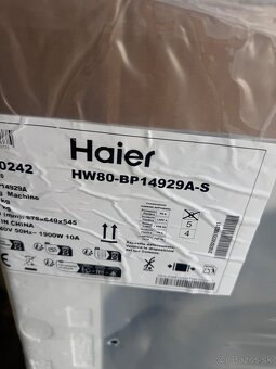 Práčka haier hw80-bp14929a-s - 3