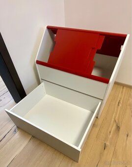 Domček nový IKEA VITBJOERN, skrinka na hračky - 3