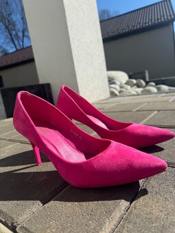 ružové elegantné lodičky - 3