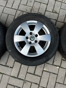Predám sadu 4 letných kolies Škoda Octavia2 - 3