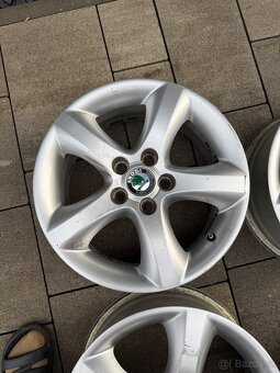 15 palcove hlinikove disky skoda original Fabia 2 - 3