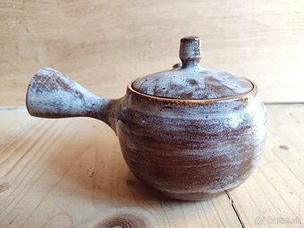 PREDAM KRASNU CESKU KERAMIKU – KYUSU, SET CAJNIK + SALKY - 3