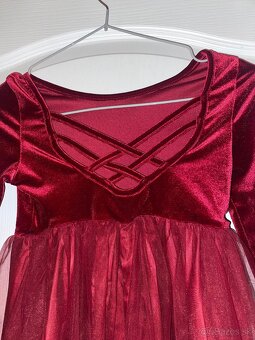 Shein bordove saty velkost 128 - 3