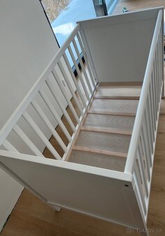 Detská postieľka Sundvik (IKEA) biela - 3