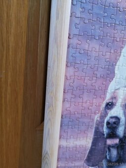 Puzzle psy s rámom - 3