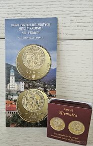 Zlata zberatelska minca 5000Sk Kremnicky Toliar 1999 - 3