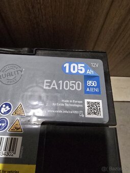 Autobatéria 105AH Exide premium - 3