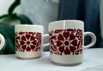 Set retro hrnků Kera Vitral / ČSSR.. - 3