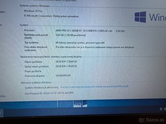 Notebook Lenovo A475, A12, SSD 256 GB, 16 GB RAM, HD - 3