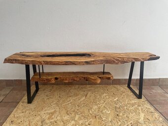 TV stolík z olivy - 3