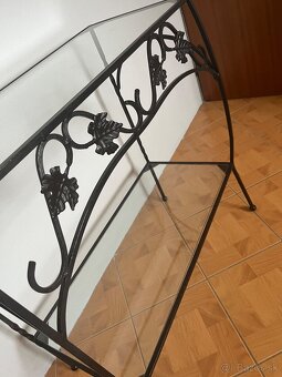 Kovaný konzolový stolík - 3