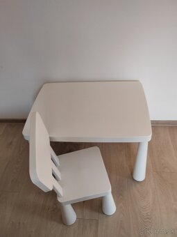 Stolík + stolicka Ikea Mammut - 3