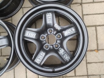 5x108 r16 plechové disky - 3