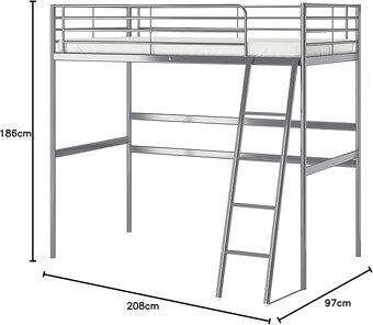 Poschodova postel IKEA Svarta - 3