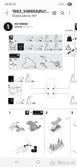 Kit pre patky 7105 pre stresny nosic s holou strechou - 3