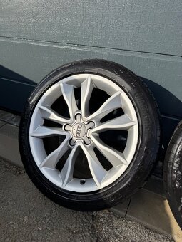225/45 R17 5x112 Originál Audi + Letné pneu Continental - 3