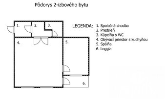 NA PREDAJ 2-izbový byt na Výpalisku v Nových Zámkoch - 3