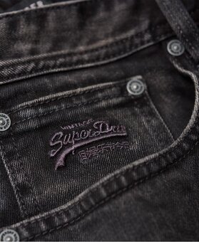 panske riflove sortky, kratasy SUPERDRY velkost W36 - 3