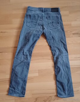 Tommy Hilfiger šedé slim straight streč - 3
