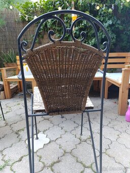 Záhradné kovové stolicky - 3