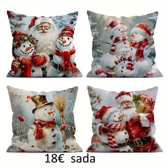 Vianočne obliečky 45 x 45cm NOVE - 3