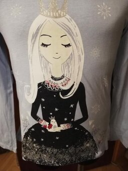 Tričko s princeznou veľkosť 134 - 3