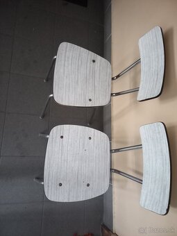 2ks Chromové kuchynské stoličky - 3