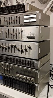 SERIA =7x Equalizer TECHNICS strieborny, vyroba Japan = Eq2 - 3