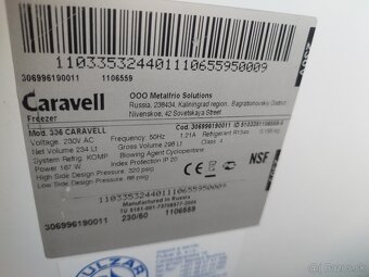 Mraznička Caravel 230V - 3