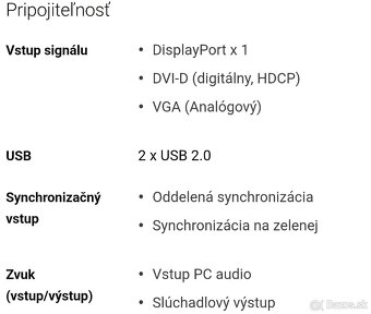 LCD monitor Phlips - 24 palcov - 3