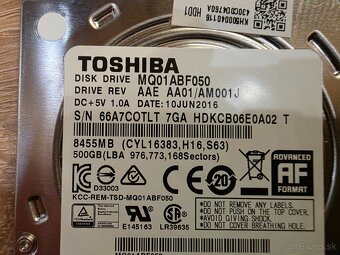 Hdd 500gb 2,5 - 3