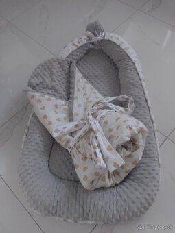 Hniezdo a zavinovačka do postieľky - 3