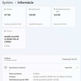HP Probook 450 G7 + autodiagnostika - 3
