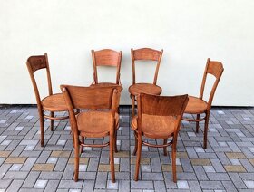 Ohýbané bukové židle THONET po renovaci - 3