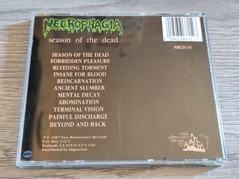 NECROPHAGIA - "Season Of The Dead" 1987/2019 CD -REISSUE- - 3