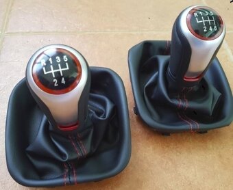 Kožena radiaca paka VW GTD s červenou niťou - 3