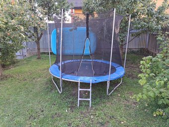 Detsky záhradný domcek+trampolina - 3