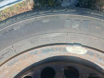 Predám sadu plechace letné pneumatiky R15 - 3