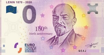 0 euro bankovka - MOSKVA , LENIN , STALIN . - 3