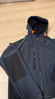 Pracovná softshell bunda s odzipovateľnými rukávmi (ako nová - 3