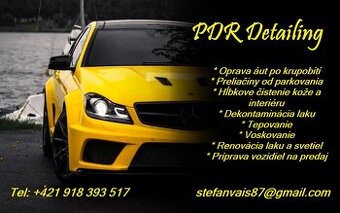 PDR Detailing. Oprava preliačin. Tepovanie. Leštenie. CÍFER - 3